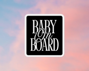 Baby on Board Magnet Baby on Board Bumper Magnet Car Magnet Cute Magnet Baby Shower Gift Baby Car Accessories Baby Car Decal Vinyl Sticker