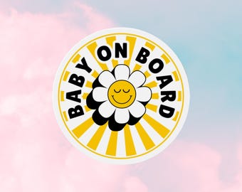 Baby on Board Magnet Baby on Board Bumper Sticker Car Magnet Cute Baby Shower Gift Baby Car Accessories New Baby Gift Car Decal Car Sticker