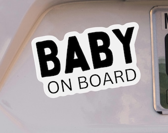 Baby On Board Car Magnet, Car Decal, Baby on Board Magnet, Cute Car Accessory, Baby On Board Sign, Gift for, Baby Shower Gift Idea