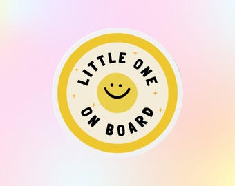 Bumper Magnet Baby On Board Car Magnet Cute Baby Gift Car Magnets Baby Stuff - Great Baby Shower Favor and New Baby Announcement!