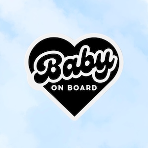 Magnes Baby On Board Naklejka na samochód Magnetyczna naklejka na zderzak Baby Shower Prezent Uroczy znak samochodowy Akcesoria samochodowe Naklejka na dziecko