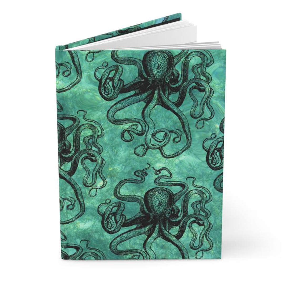 Octopus Notebook Octopus Journal, Scuba Diver Gift, Undersea Creatures Notebook - Etsy