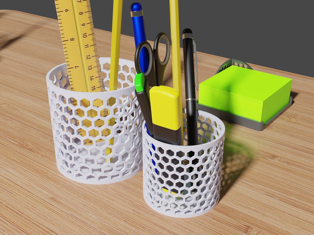 3D STL Pack 7x Stls Pen Holder Sticky Notes Holder Etsy
