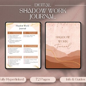 Shadow Work Journal / Planificador de brujas digital de más de 70 páginas para Shadow Work Witchy Journal para GoodNotes Grimoire Journal