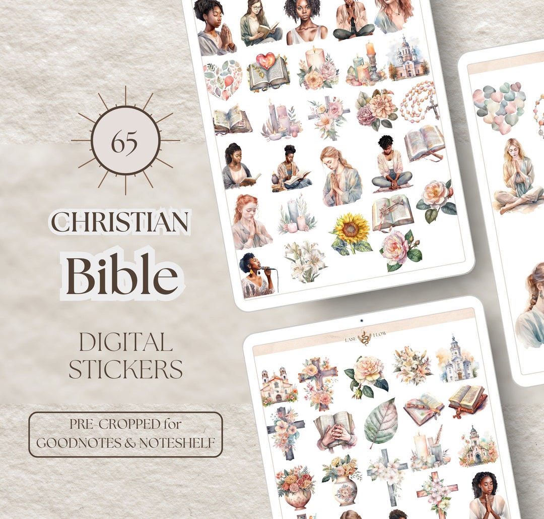 Bible Goodnotes Stickers Christian Planner Stickers for Noteshelf Bible ...