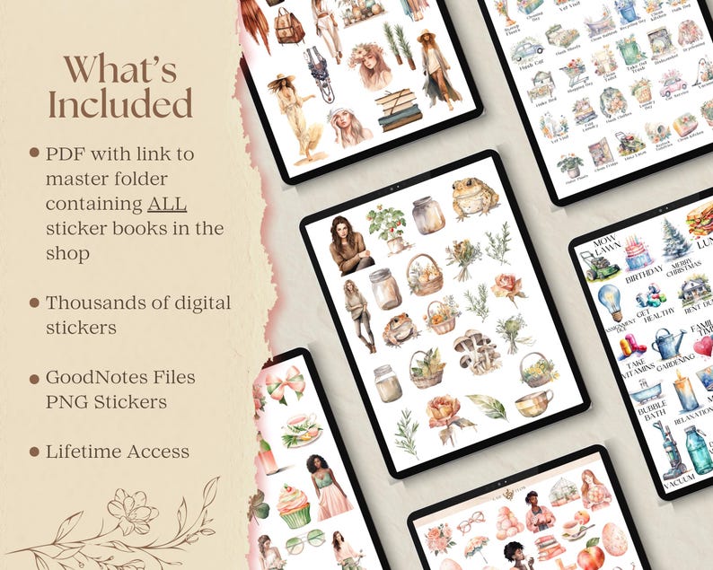 WHOLE SHOP Bundle GOODNOTES Stickers | 20,000+ Goodnotes Planner ...