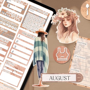 Ultimate Boho Digital Sticker Bundle for Goodnotes | 2210+ Neutral ...