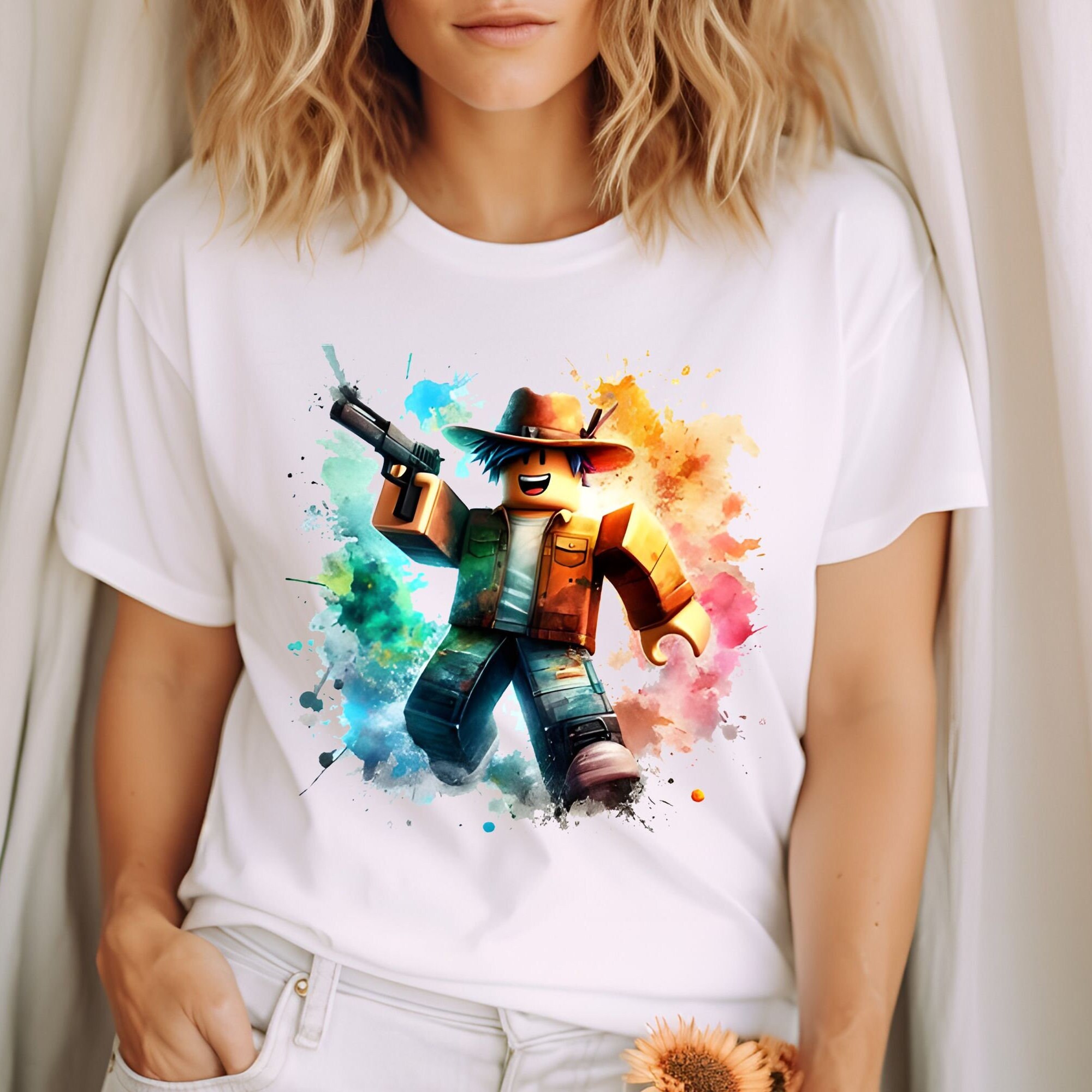 Roblox girl tshirt Etsy Espana
