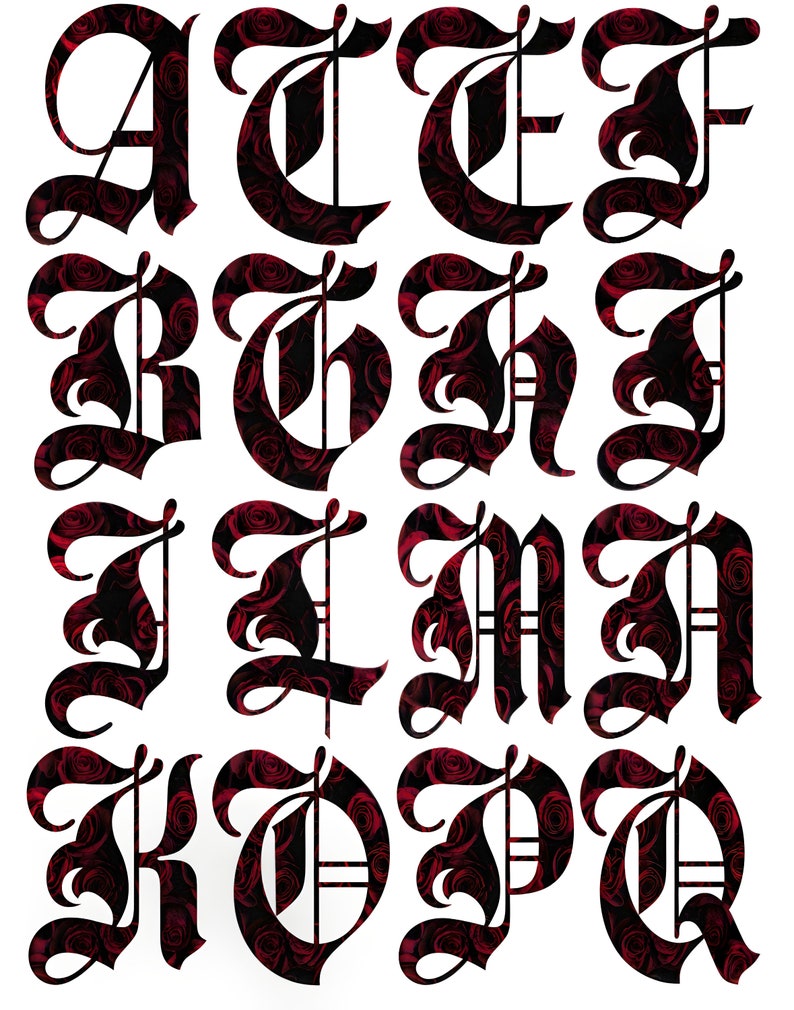 old-english-alphabet-red-roses-letters-numbers-character-etsy
