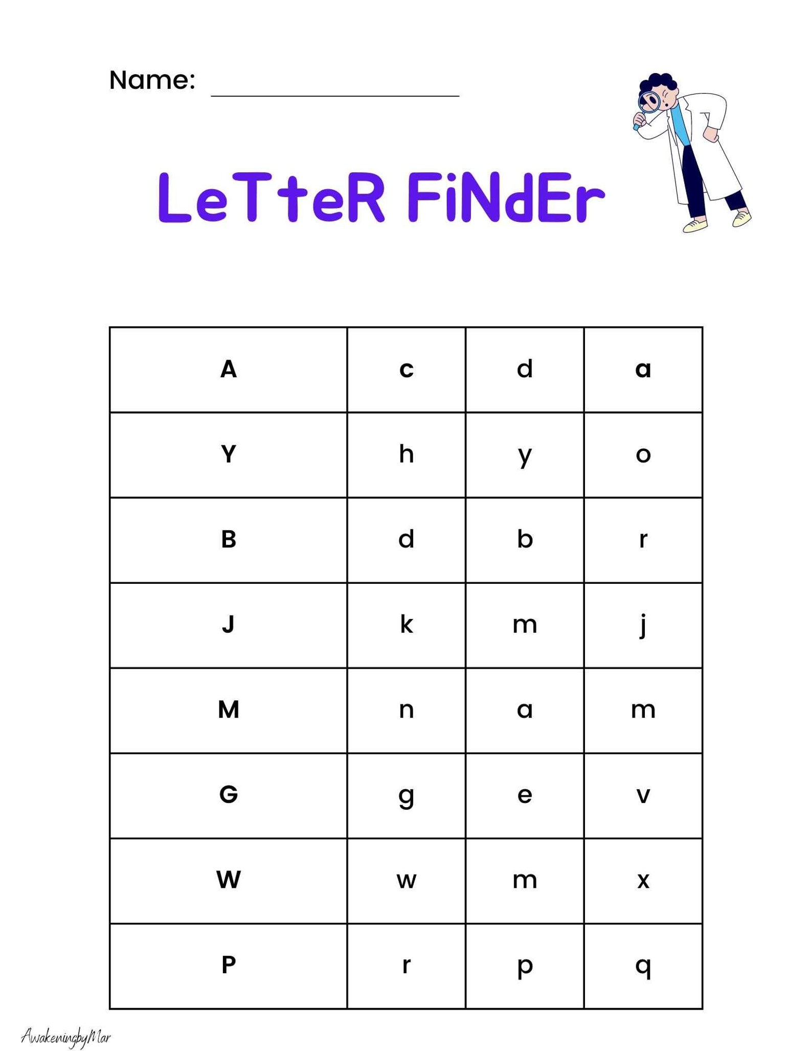 PRINTABLE Alphabet Tracing From AZ Download Zip Pdf Digital Printable
