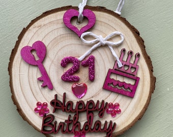 21st Birthday hanging gift