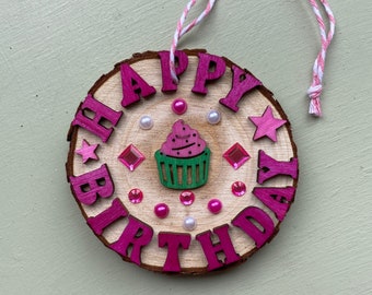 Happy Birthday hanging gift