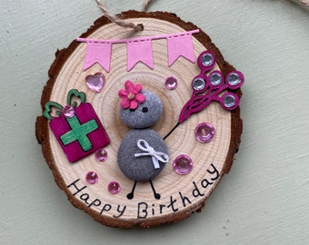 Happy Birthday hanging gift