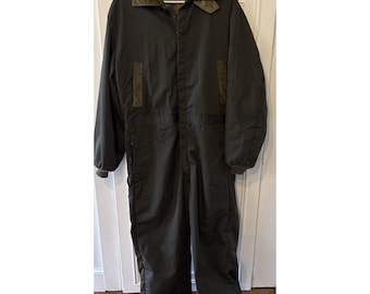 Vintage Sears Coveralls Men's 42T Green  One Piece Made In USA