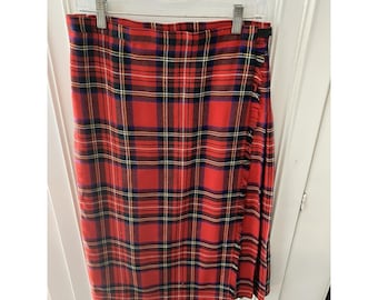 Vintage Highland Industries Kilt Size 16UK Made In Scotland