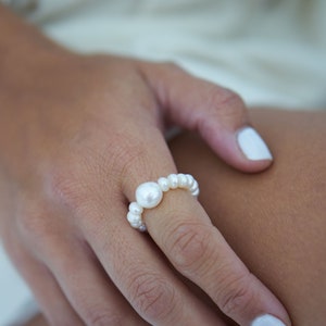 freshwater pearl ring image 1