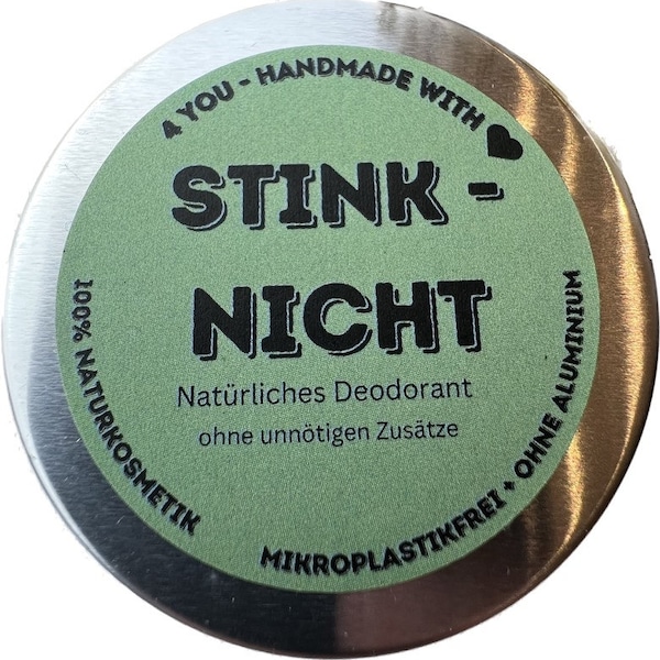 natürliches Deodorant unisex GRATIS VERSAND Deocreme CREME Aluminiumfrei Deo ohne Aluminium