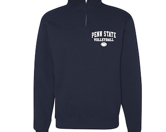 Penn State Volleyball Navy Blue Quarter Zip Pullover