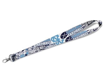 North Carolina Field Hockey Lanyard