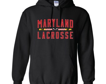 Maryland Lacrosse Black Hoodie