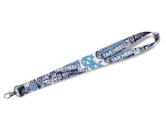 UNC Tar Heels Lacrosse Lanyard