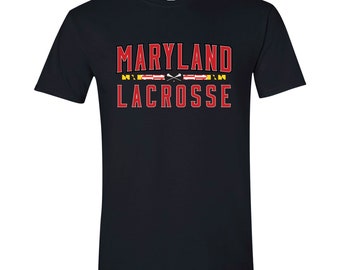 Maryland Lacrosse Black Short Sleeve Tee