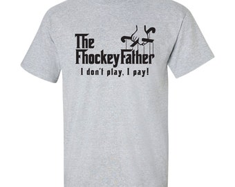 Fhockey Father Sport Grey Field Hockey Dad Short Sleeve T-Shirt