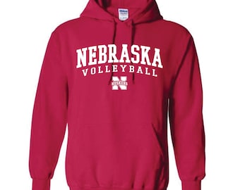 Nebraska Volleyball Cherry Red Hoodie