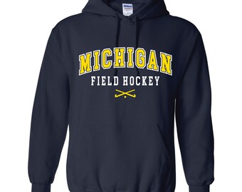 Michigan Field Hockey Navy Blue Hoodie