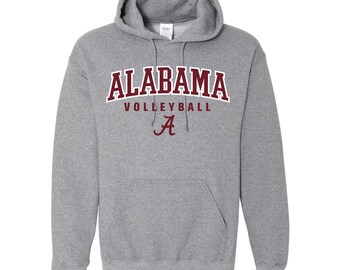 Alabama Volleyball Graphite Hoodie