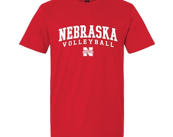 Nebraska Volleyball Red Short Sleeve T-Shirt