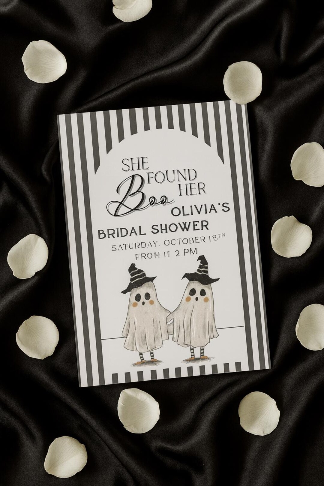 Customizable "she Found Her Boo" Bridal Shower Invitation - Etsy