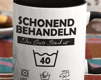 40 Jahre Tasse Geburtstag - Geschenkidee Freund lustig - Kaffeetasse Geschenk 40. Geburtstag - Tasse mit Spruch witzig - runder Geburtstag