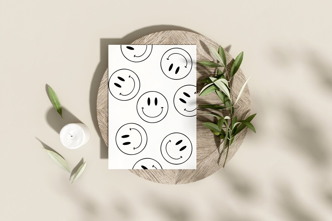 Smiley Poster - Digital Prints - Art - Funny - Poster Print - Emoji ...