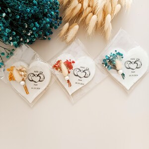 Custom Flower Fridge Magnets: Wedding Favors, Engagement Gift