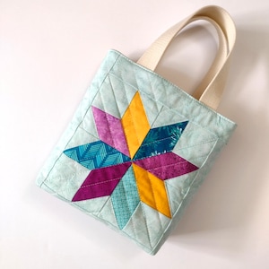 Quilted Tote Bag, Diamond Quilted Bag