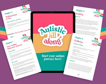 Autistic Self-Help Workbook: Digital Guide for Late-Diagnosed Adults (PDF Download)