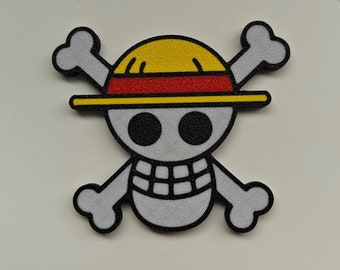 Straw Pirate Skull Hat Anime Magnet