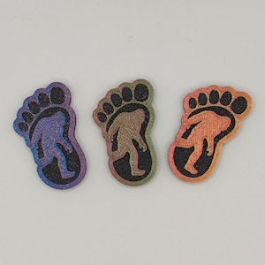 Lot de 3 aimants Bigfoot, aimants de réfrigérateur Sasquatch, décoration cryptide, aimant de cuisine yéti, décoration de réfrigérateur