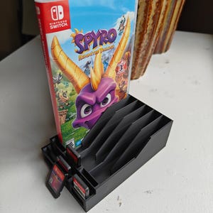 Game Cartridge Storage Case | Video Game Holder & Organizer | Compatible with Switch Game Cards | Gaming Accessory Storage