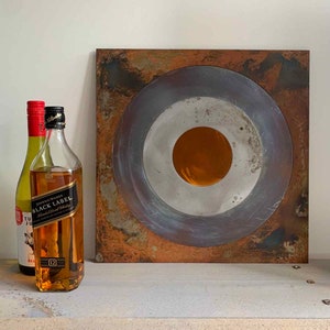 Royal Air Force (RAF) Rondelle, Stahl Kunstwerk