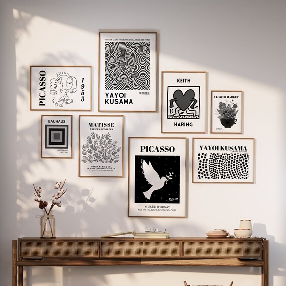 Printable Gallery Wall Art Set, Gallery Wall Set, Matisse, Instant Digital Download, Exhibition Set of 8 Prints, Museum Poster Set