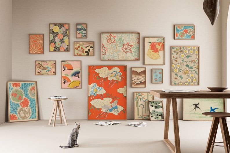 mega bundle	eclectic gallery set	maximalist wall art	vintage wall paper	famous painting	gallery wall art	japanese art	aethetic decor	eclectic wall art	vintage art prints	printable wall art	digital prints	modern art gallery