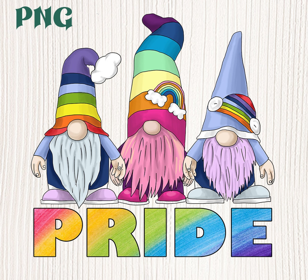 Pride Gnome Clipart LGBT Gnome PNG Pride month Gnome PNG - Etsy España