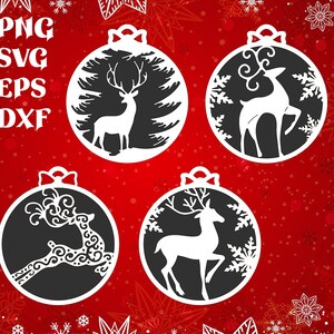 Christmas Balls svg, Christmas Decorations Cut Files, Christmas Tree Ornaments SVG, Laser cut files, Cricut