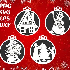 Christmas Balls svg, Christmas Decorations Cut Files, Christmas Tree Ornaments SVG, Laser cut files, Cricut