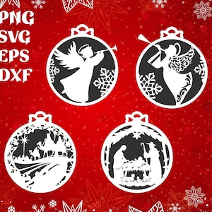 Christmas Balls svg, Christmas Decorations Cut Files, Christmas Tree Ornaments SVG, Laser cut files, Cricut