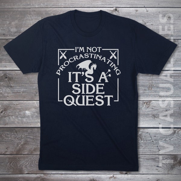 Produktbild von I M Not Procrastinating I M Doing Side Quests RPG Gamer T Shirt