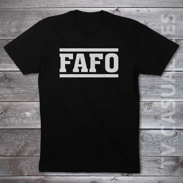 Funny Fafo Tshirt - Etsy