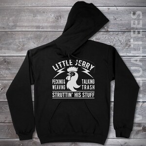 Little Jerry Pecking & Weaving Hoodie Pullover or Crewneck Sweatshirt -Funny, Pop Culture Shirt